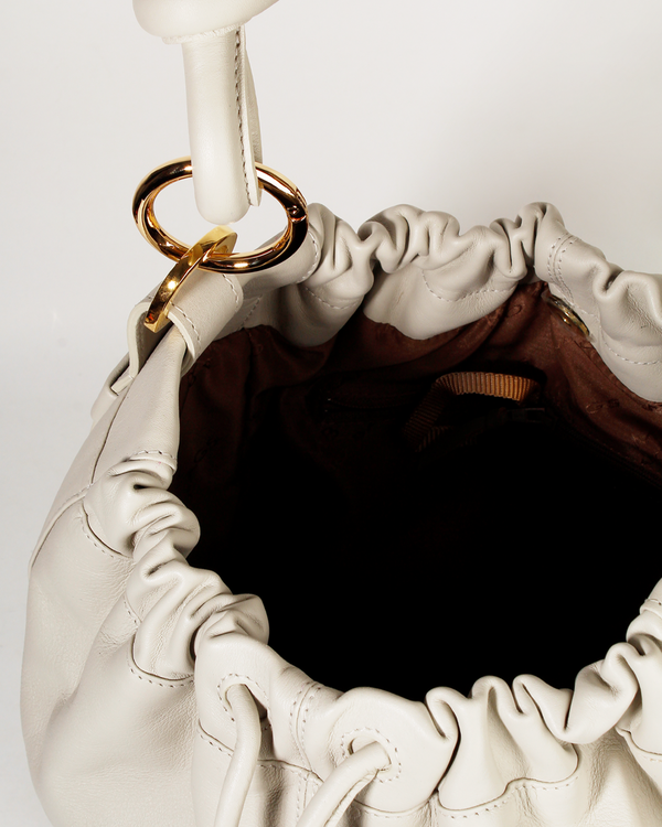 Cartera Hobo Bags DS-3539 Blanco Humo