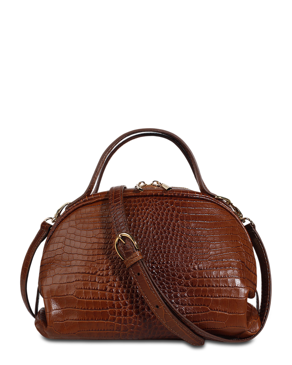 Cartera Satchel DS-3592 Natural Croco