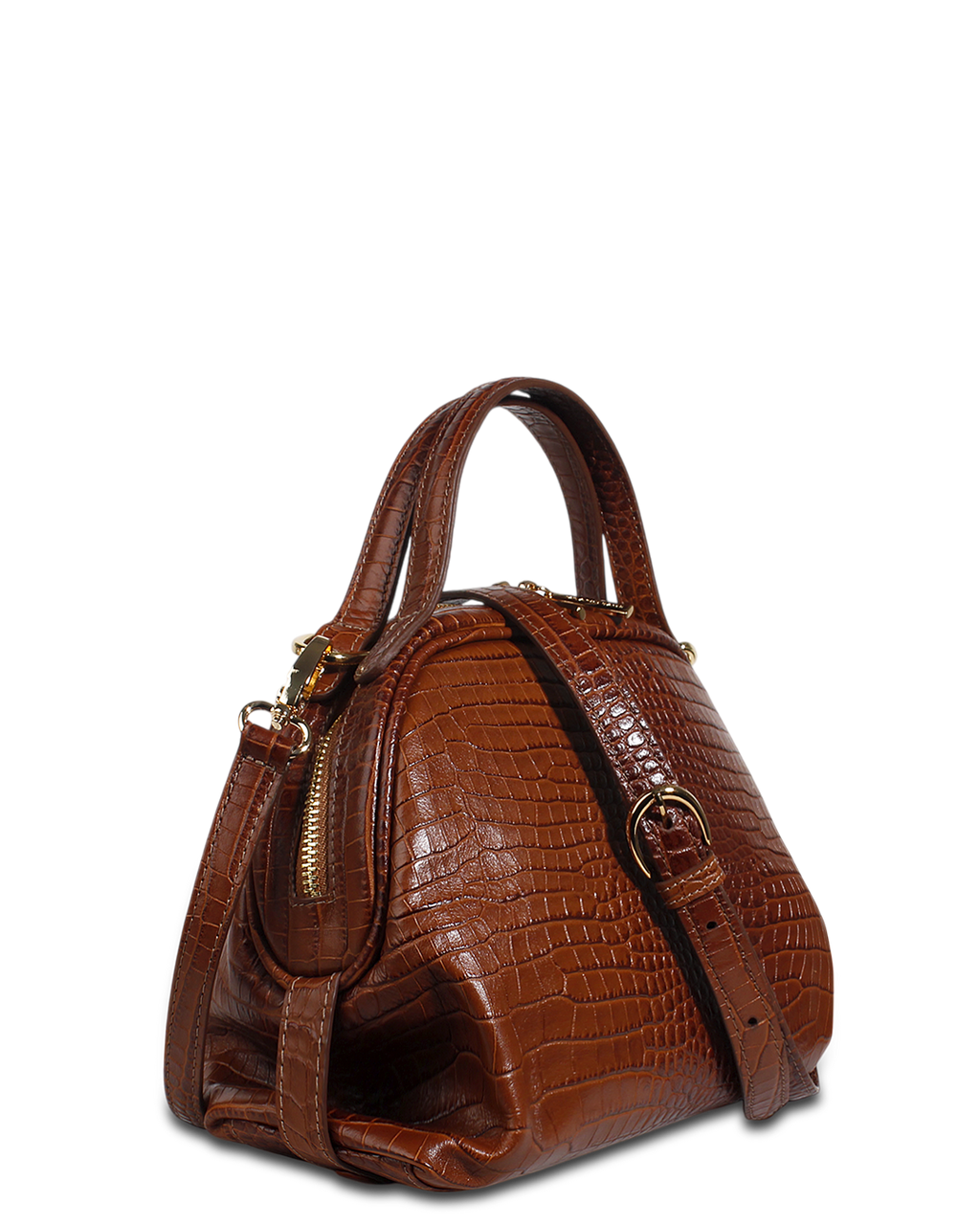 Cartera Satchel DS-3592 Natural Croco