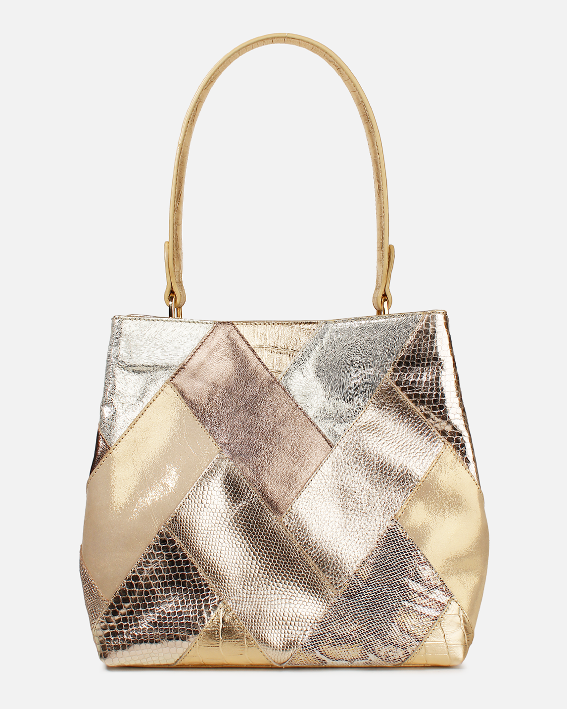 Cartera Satchel DS-3644 Oro