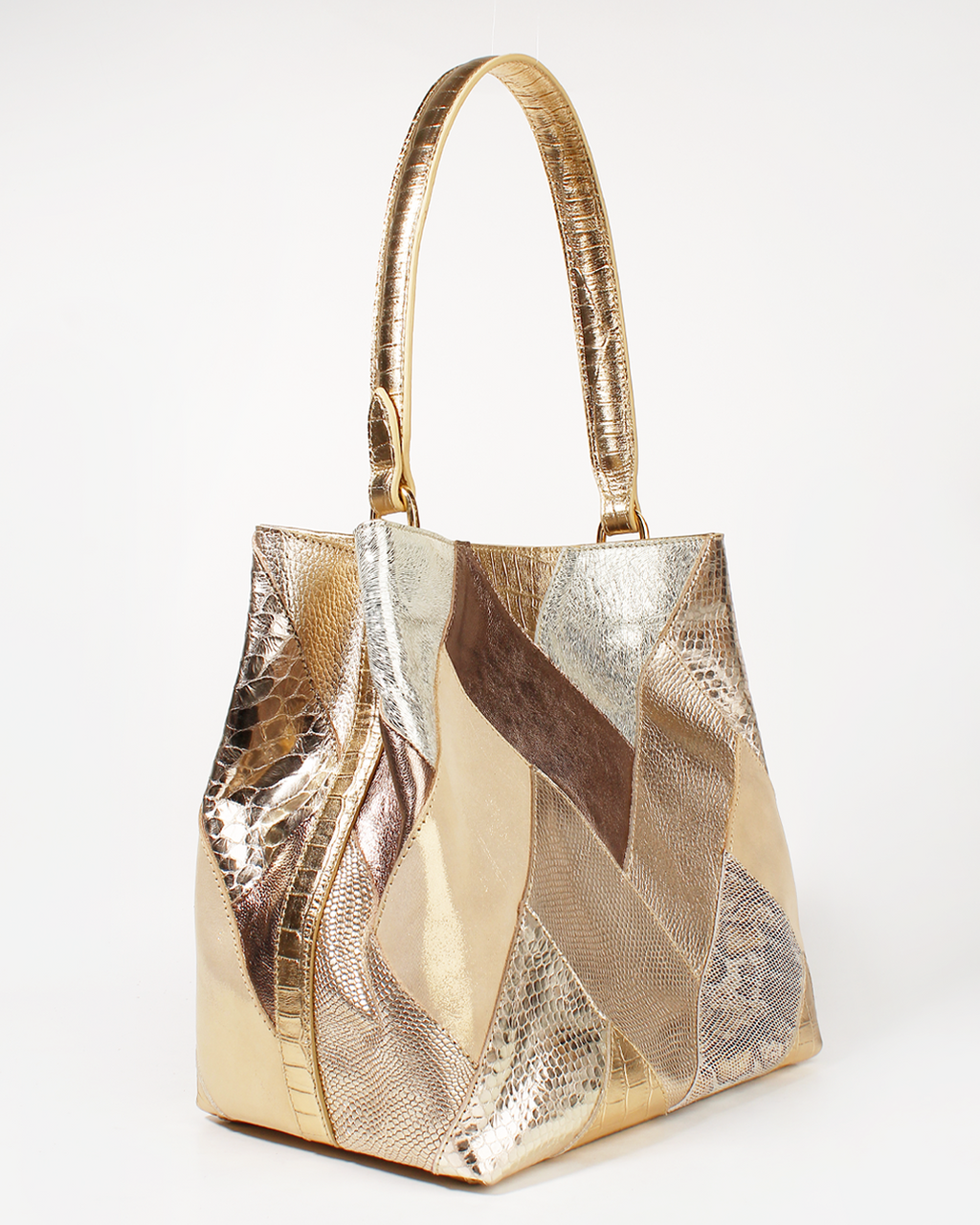 Cartera Satchel DS-3644 Oro