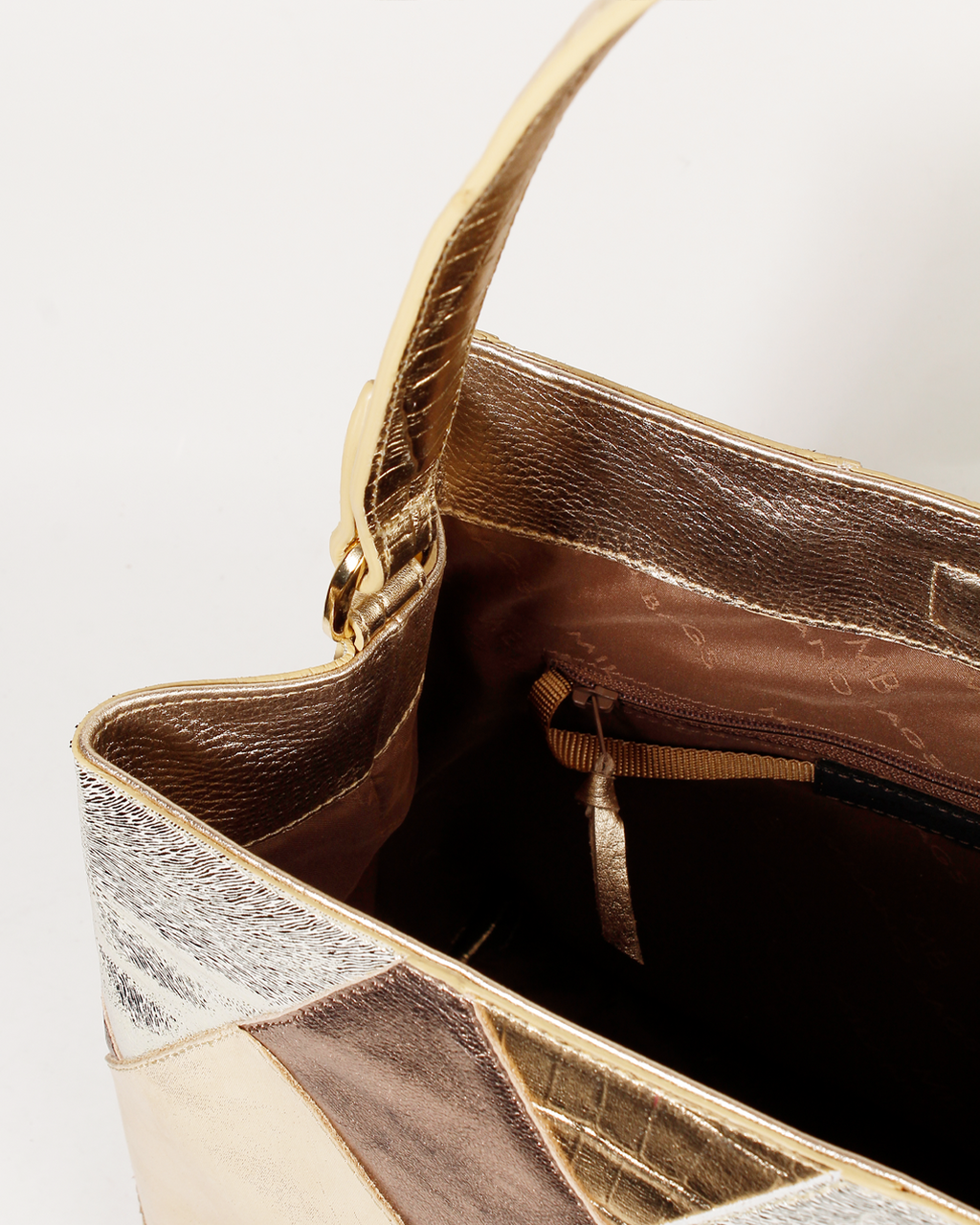 Cartera Satchel DS-3644 Oro