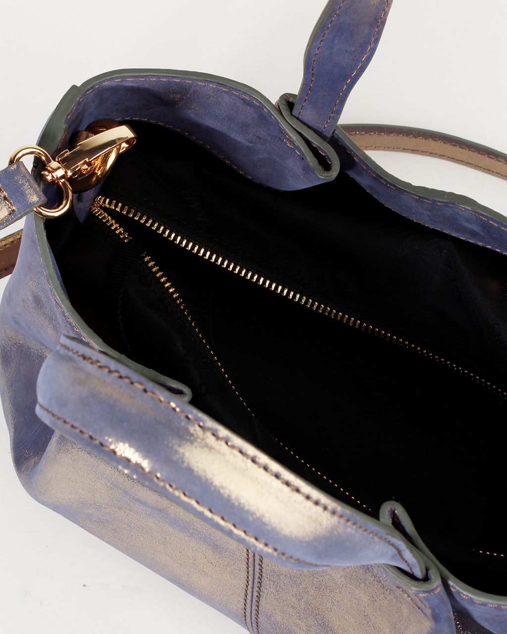 Cartera Shoulder Bag DS-3654 Oro Metalizado