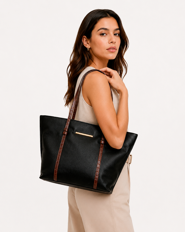 Cartera Tote Bag DS-3677 Negro