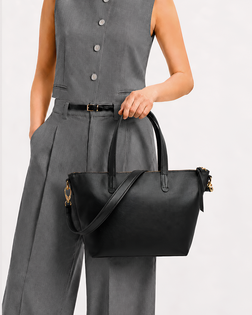 Cartera Satchel DS-3708 Negro