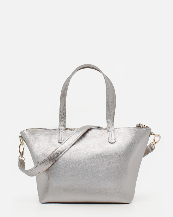 Cartera Satchel DS-3708 Plata