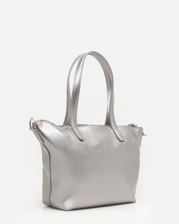 Cartera Satchel DS-3708 Plata