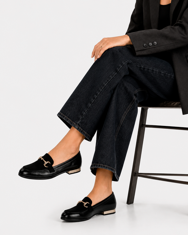 Mocasín FM-10071 Negro