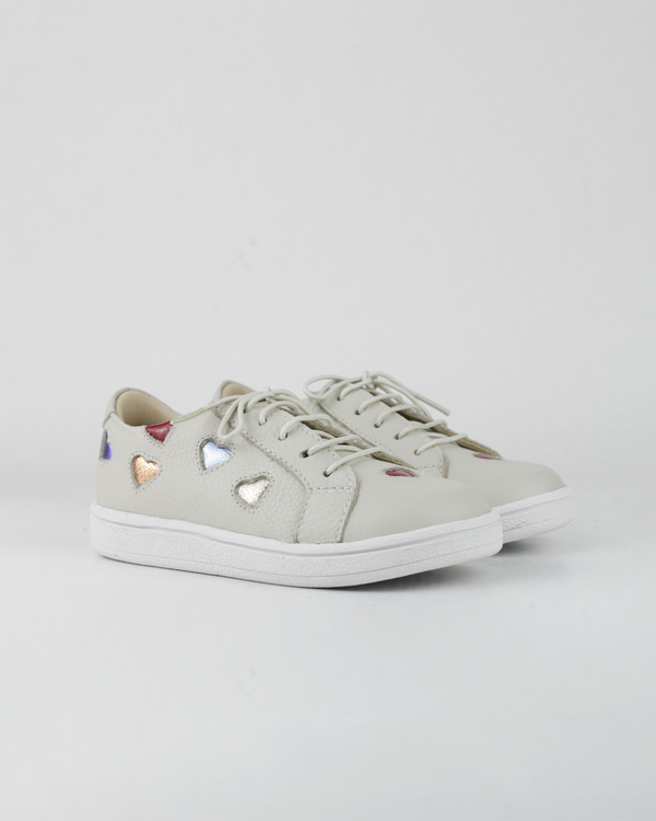 Zapatilla Corazones FN-75 Blanco