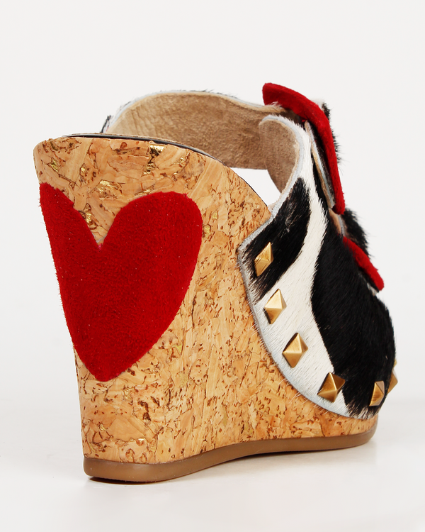 SANDALIA LÚDICA FS-8120 PRINT NEGRO