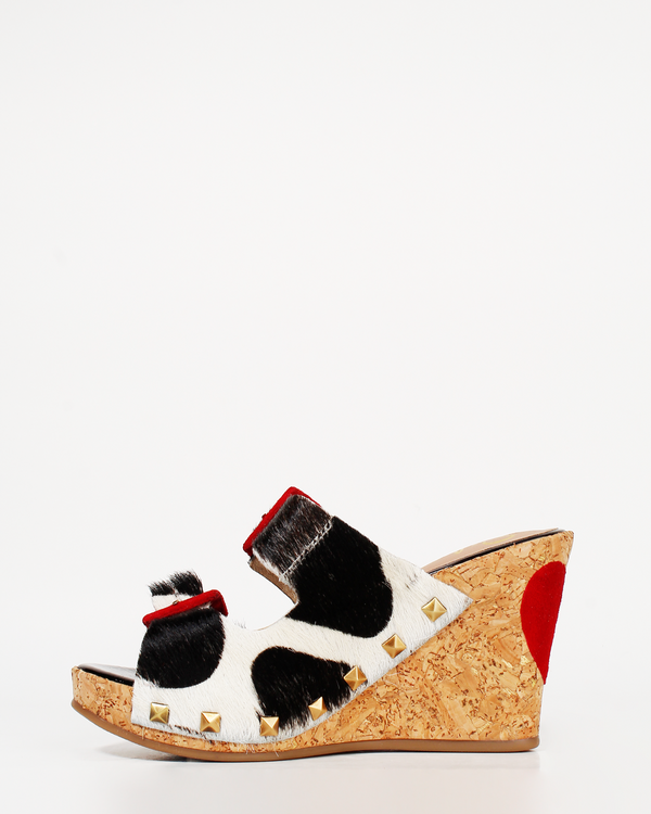 SANDALIA LÚDICA FS-8120 PRINT NEGRO