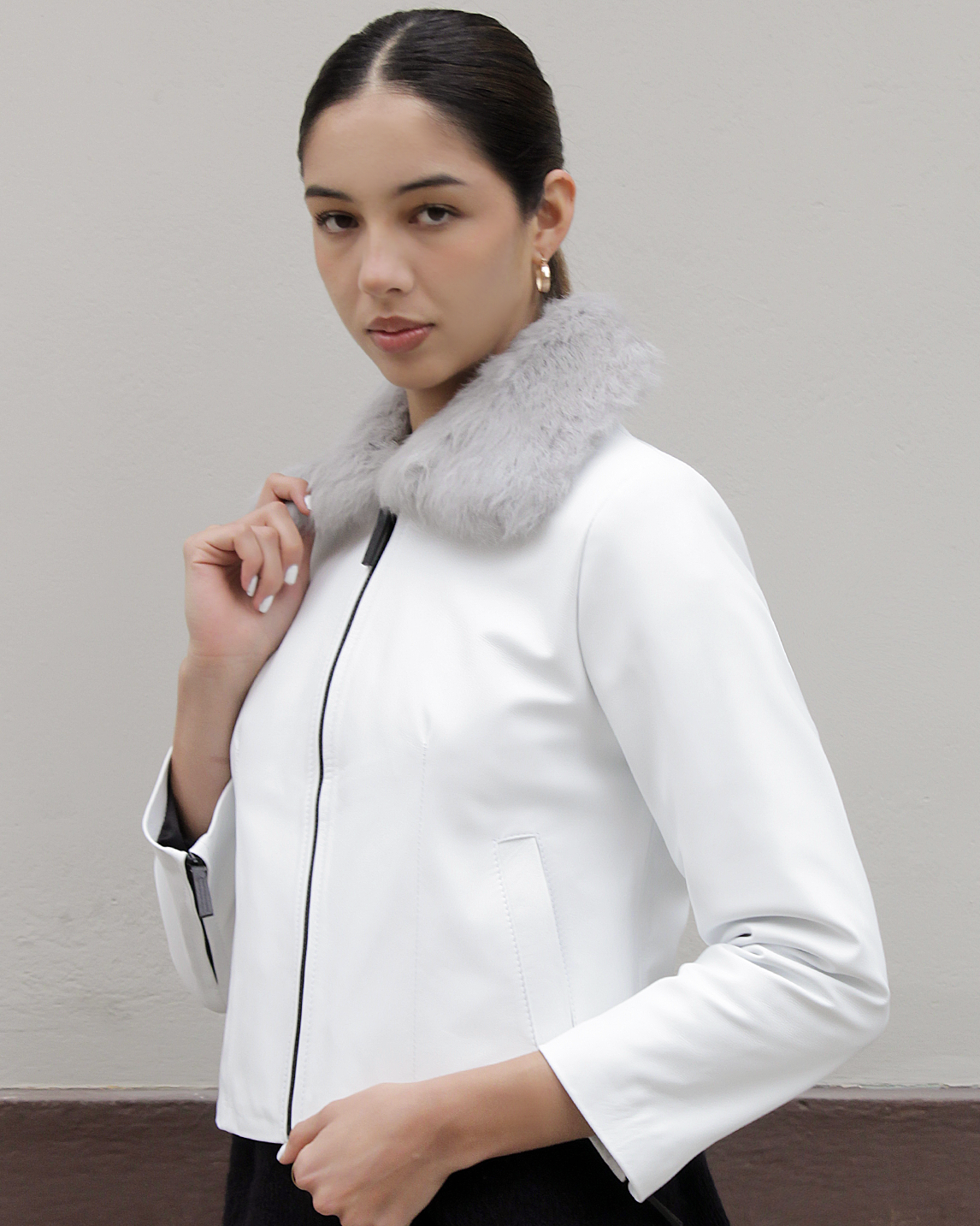 Casaca de Mujer KM-39 Blanco