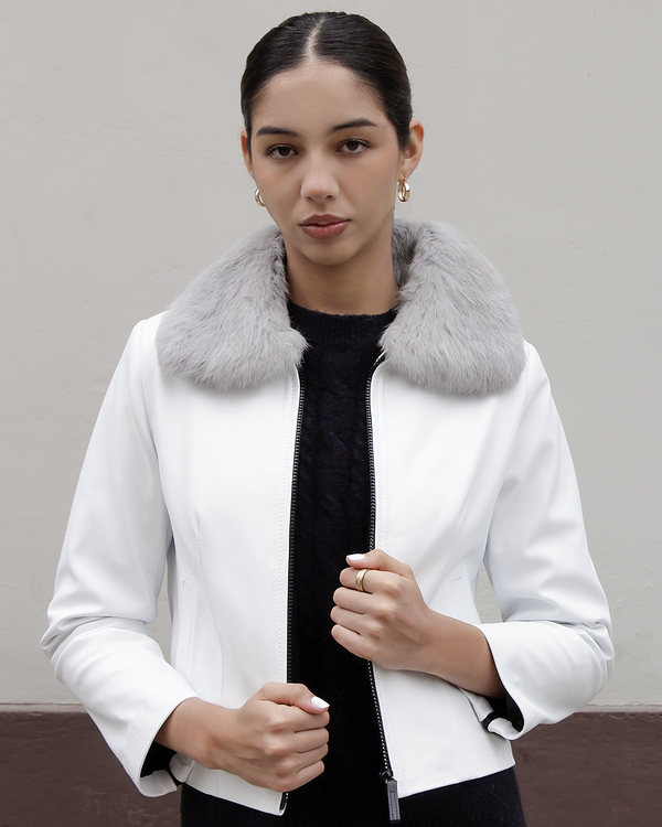 Casaca de Mujer KM-39 Blanco
