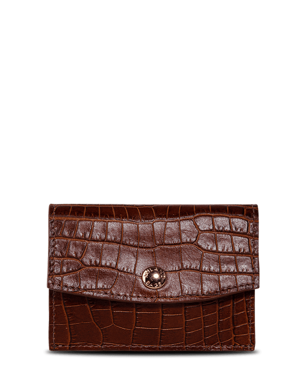 Monedero M-14 Natural Croco
