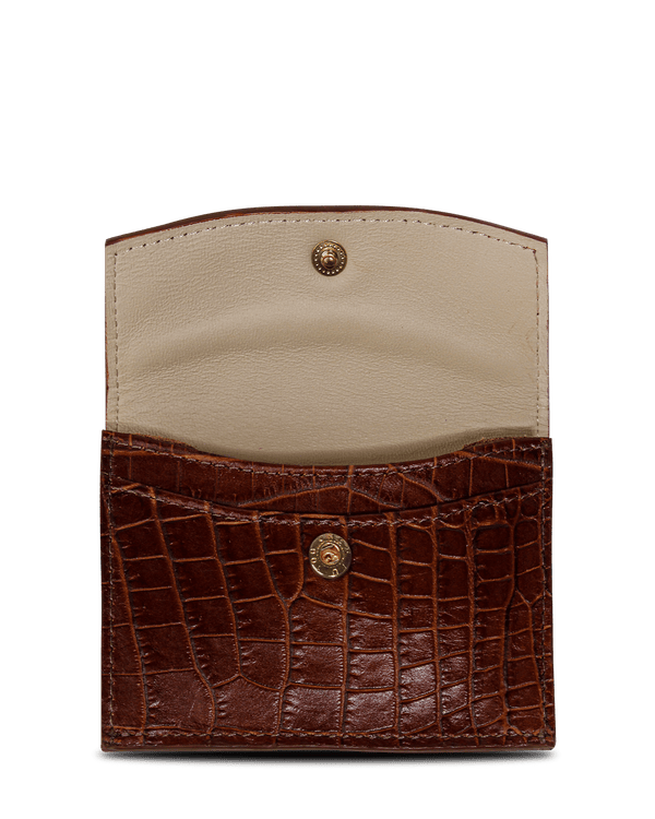 Monedero M-14 Natural Croco