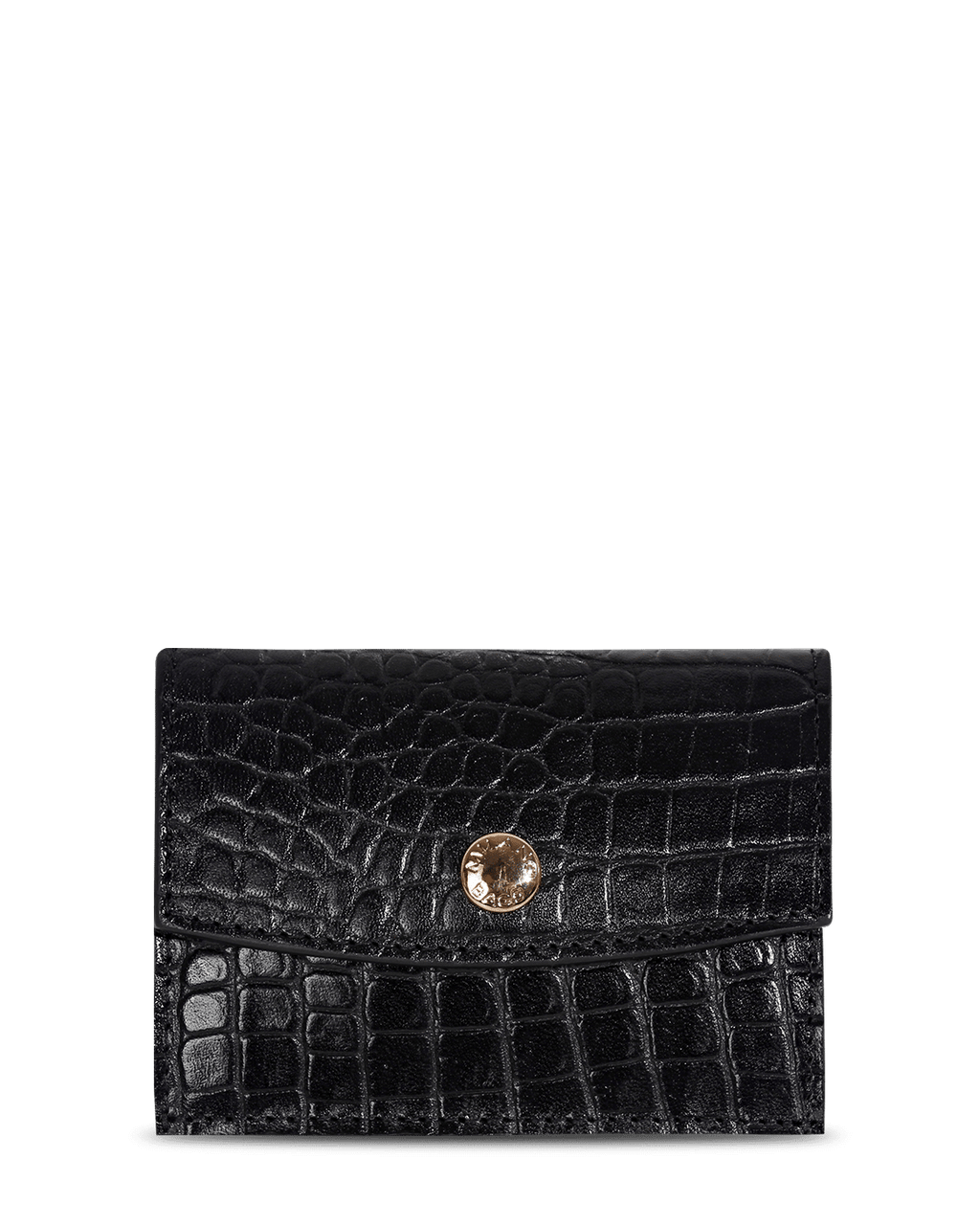 Monedero M-14 Negro Croco