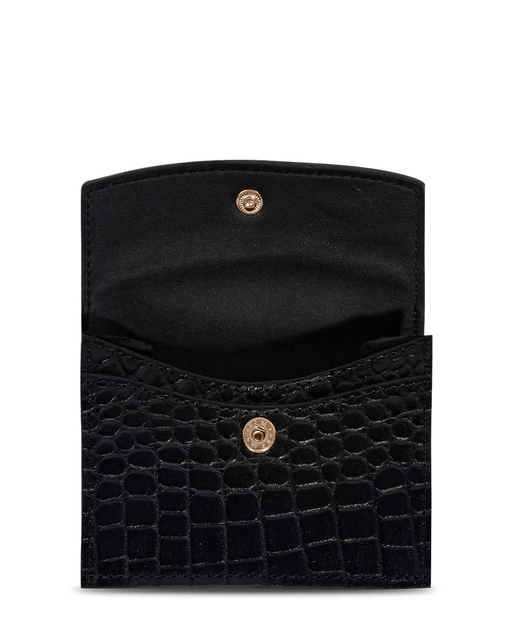 Monedero M-14 Negro Croco