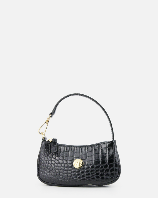 Monedero M-26 Negro Croco