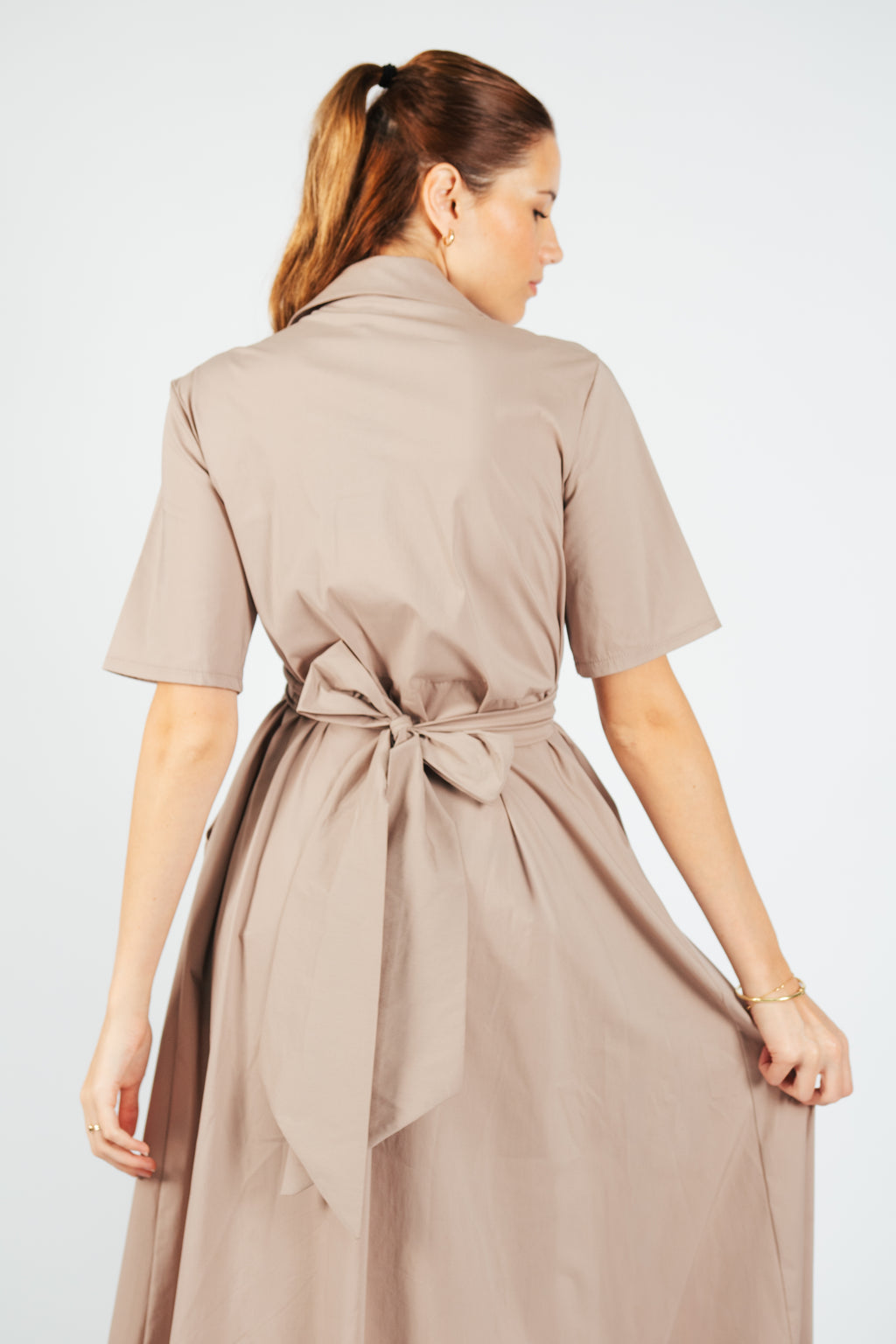 Vestido Wrap Beige VEST-107