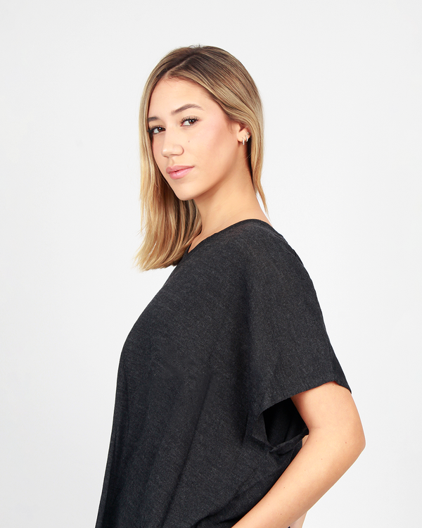 Polo Palermo OVERSIZE-55 Gris Oscuro