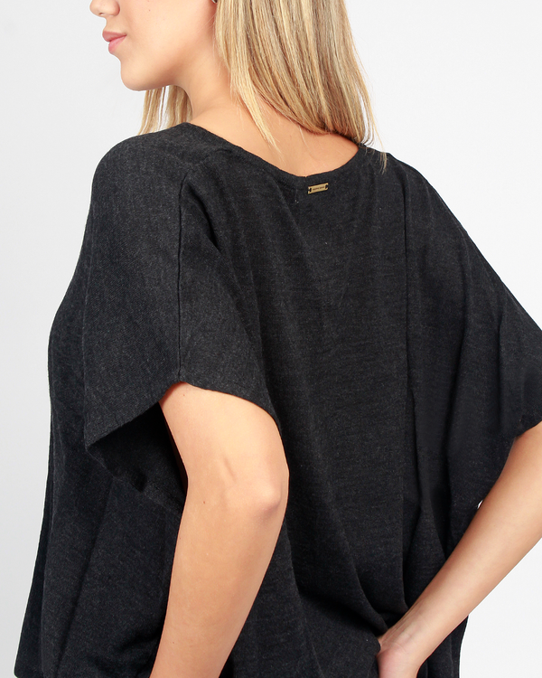 Polo Palermo OVERSIZE-55 Gris Oscuro