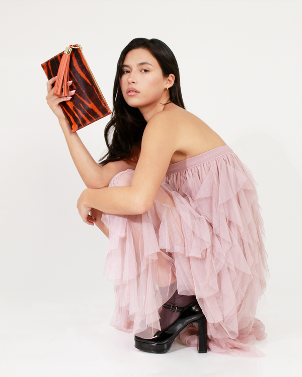 CLUTCH LÚDICA PC-193 NARANJA
