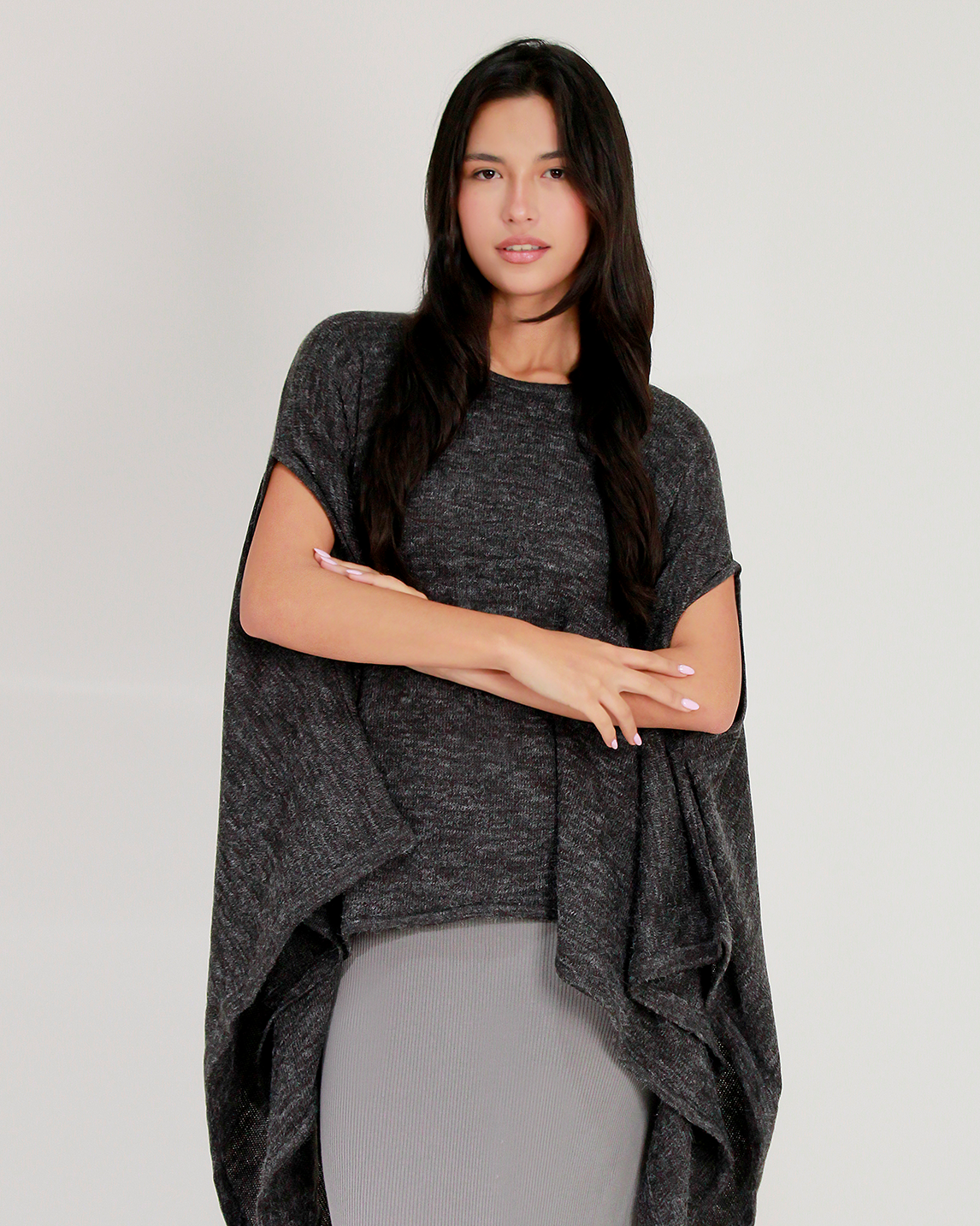 Poncho-21 Gris