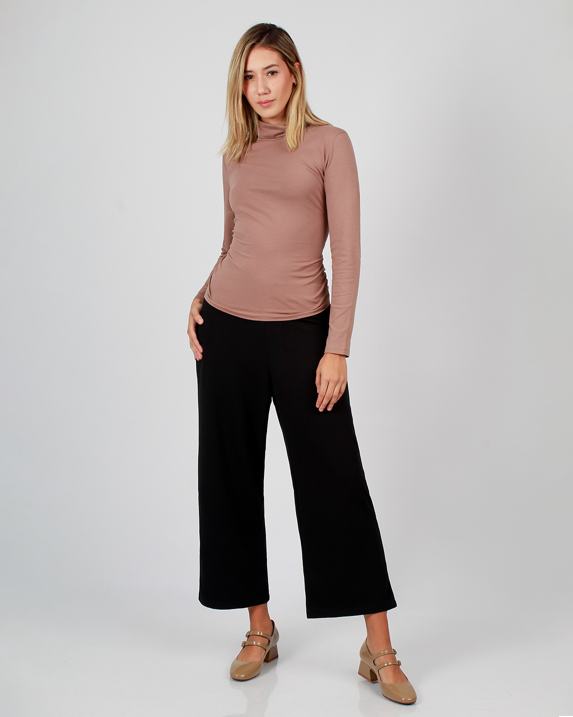 Pantalón Palazzo de Vestir PPV-0007 Negro
