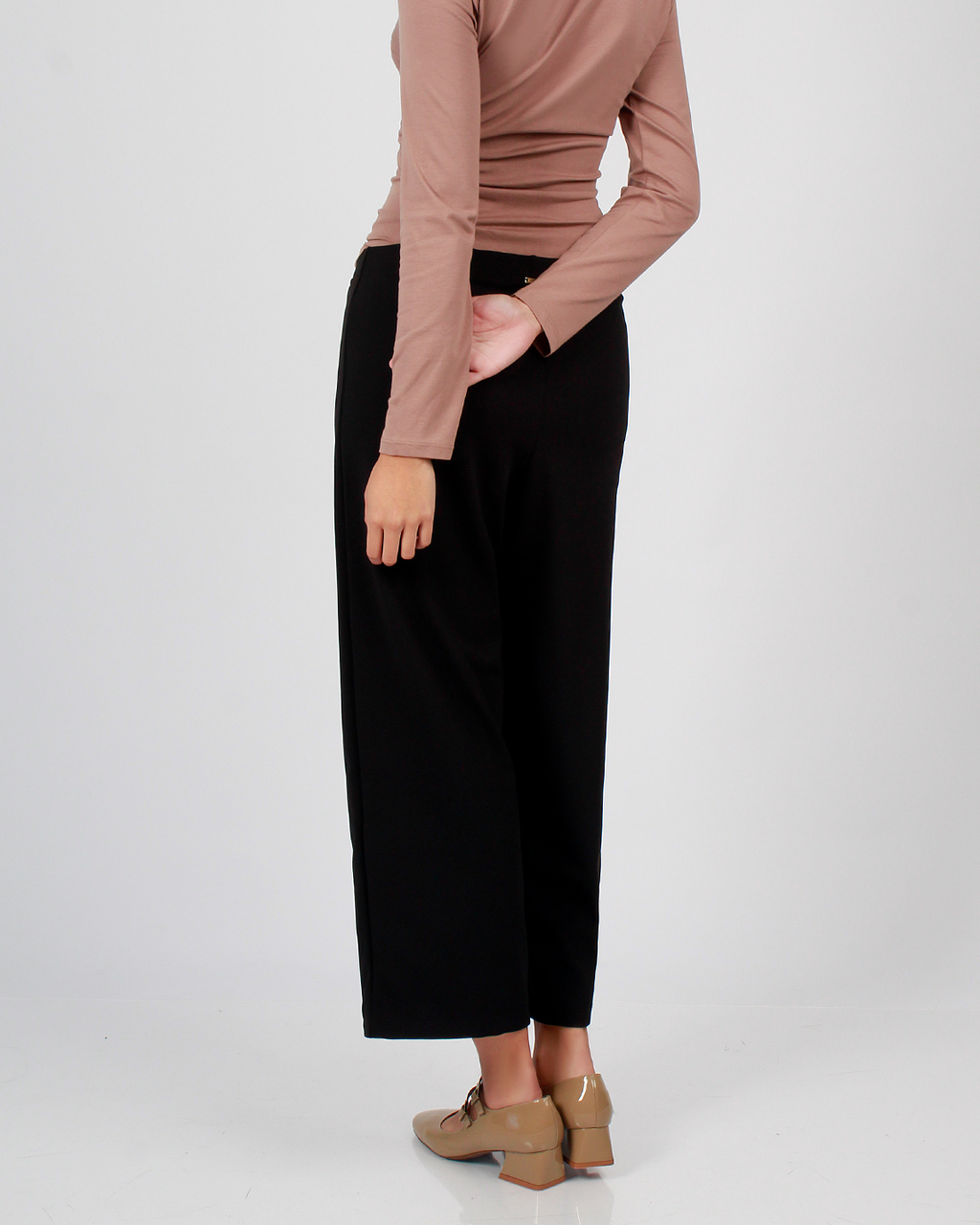 Pantalón Palazzo de Vestir PPV-0007 Negro