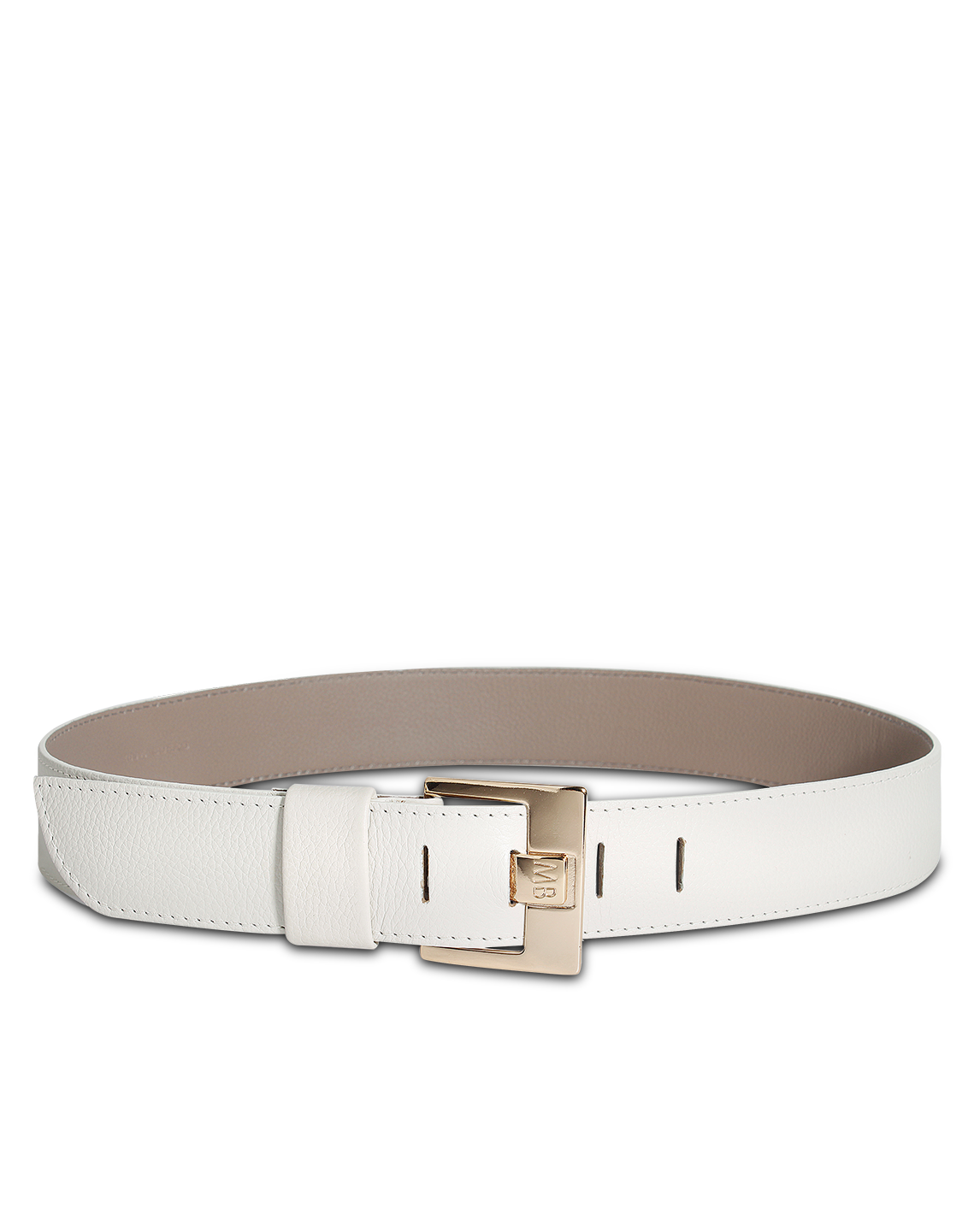 Cinturon Mujer S-400 Blanco