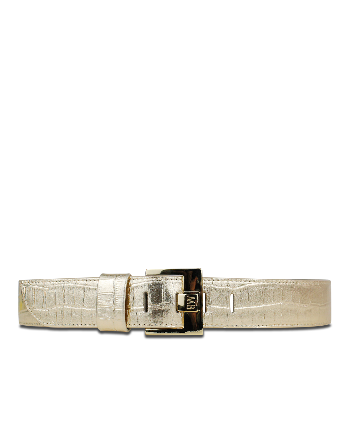 Cinturon Mujer S-400 Oro Croco