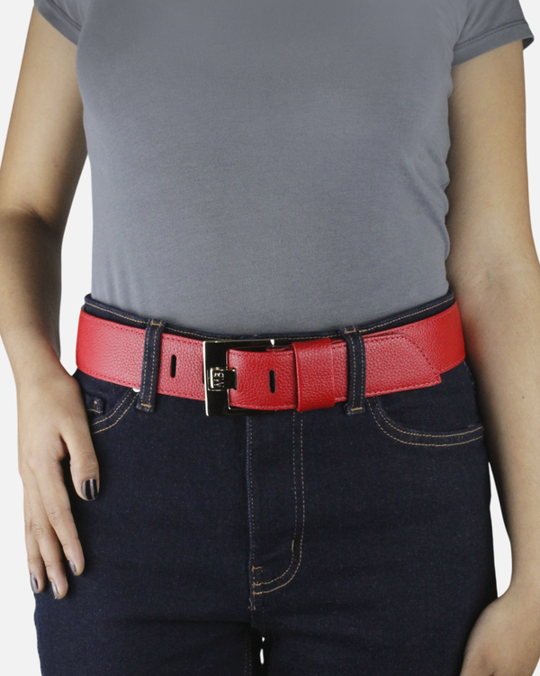 Cinturon Mujer S-400 Rojo