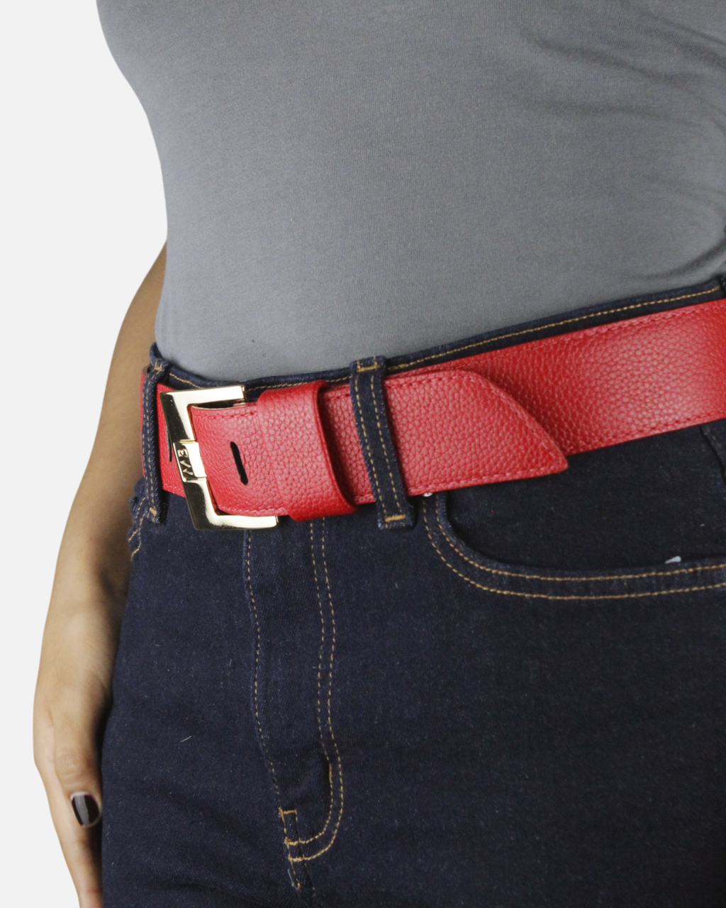 Cinturon Mujer S-400 Rojo