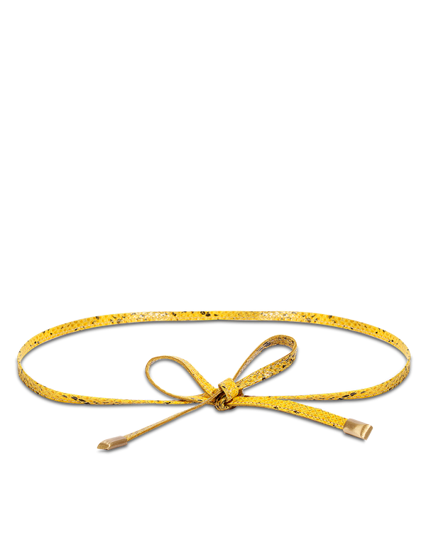 Cinturón Mujer S-0601 Amarillo