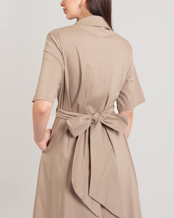 Vestido Wrap Beige VEST-107