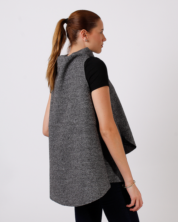Poncho cozy Gille Gris