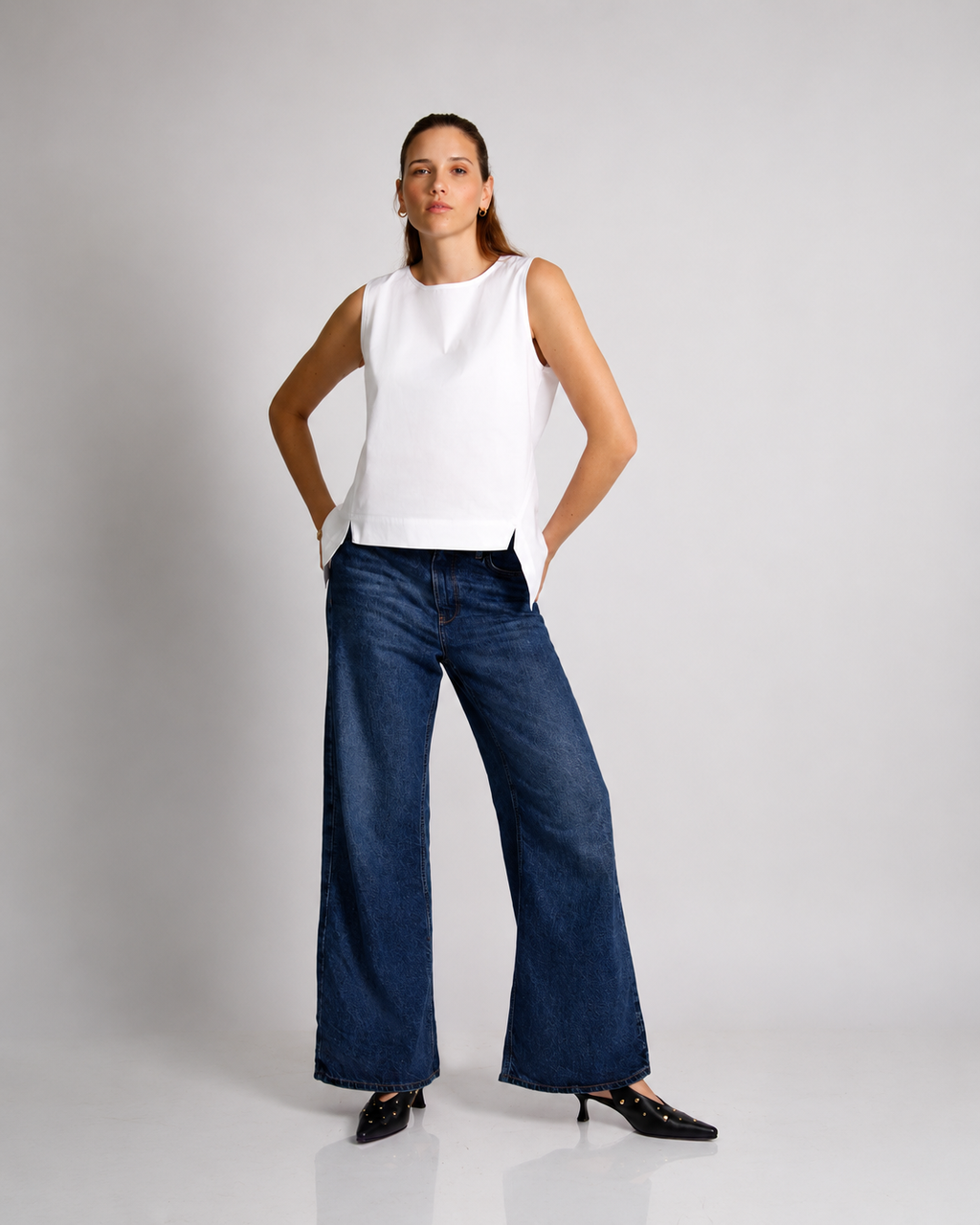 Esmeralda BLUSA-108 Blanco