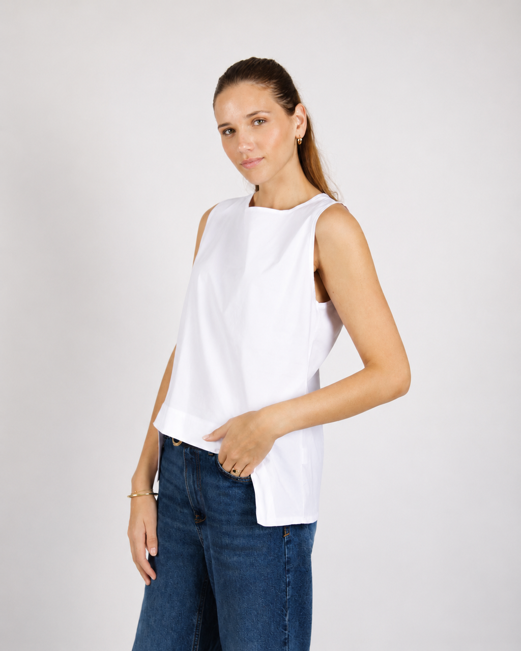Esmeralda BLUSA-108 Blanco