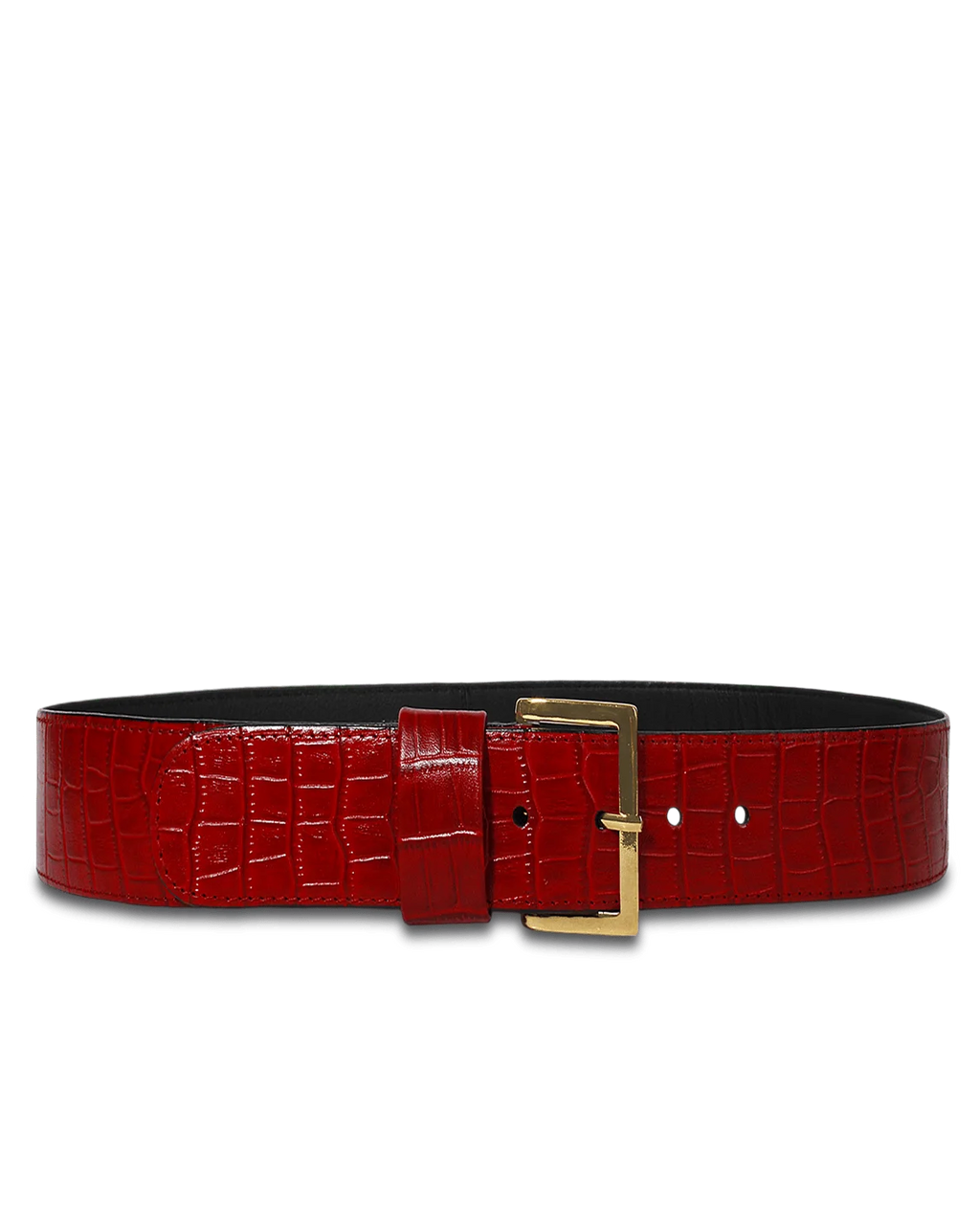 Cinturón Mujer S-0406 Rojo Croco