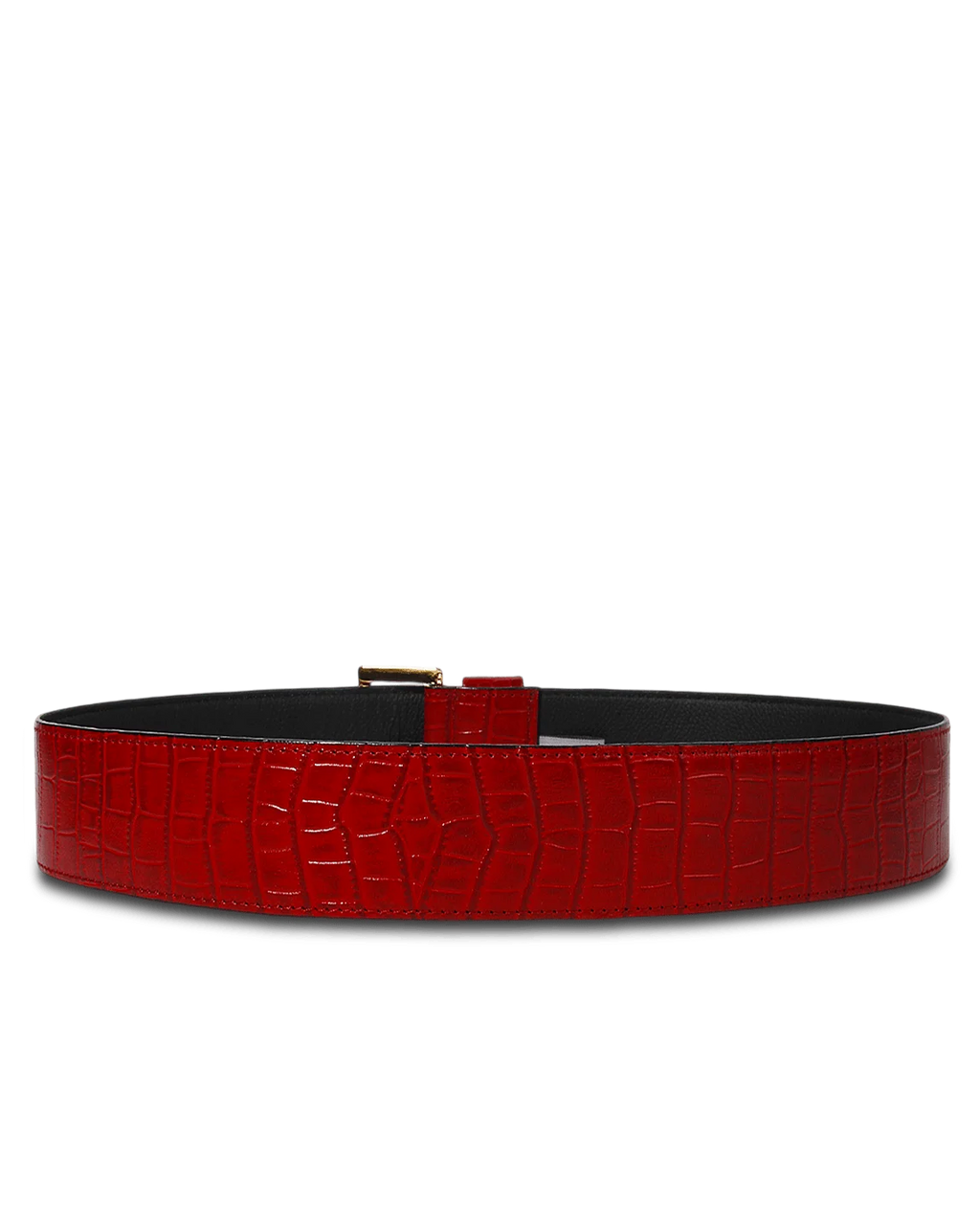 Cinturón Mujer S-0406 Rojo Croco