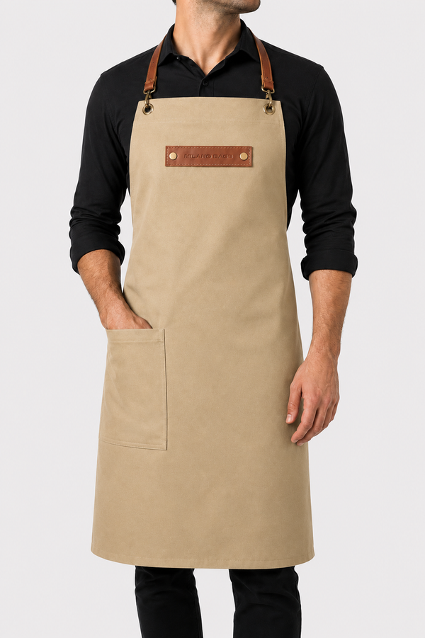 Mandil Parrillero-34 Beige