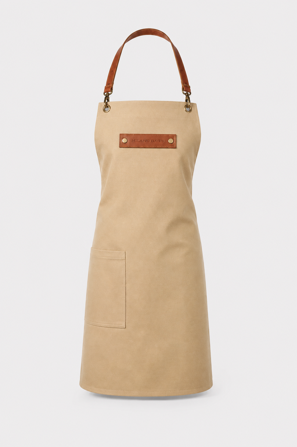 Mandil Parrillero-34 Beige