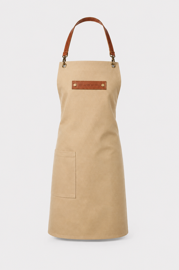 Mandil Parrillero-34 Beige
