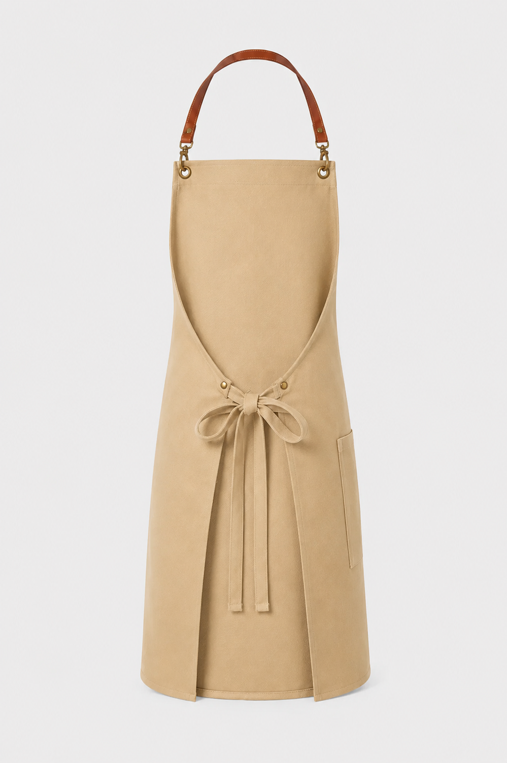 Mandil Parrillero-34 Beige