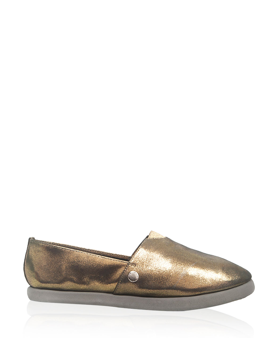 Calzado Flat FM-7629 Color Oro