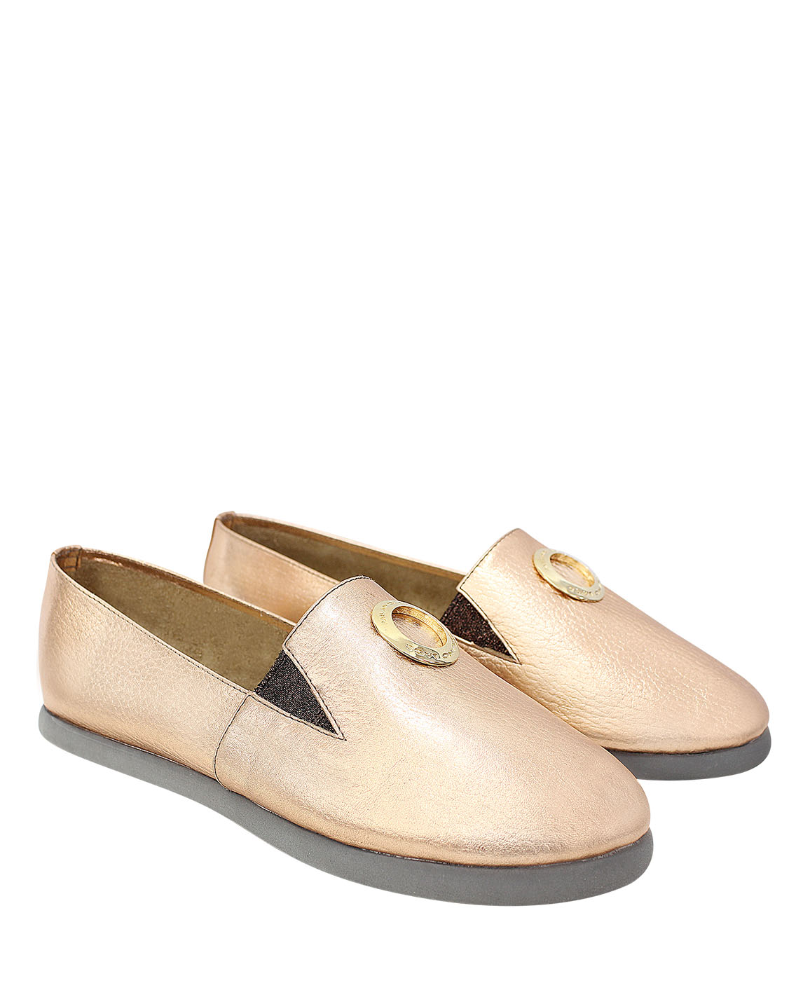 Calzado Flat FM-8017 Color Cobre