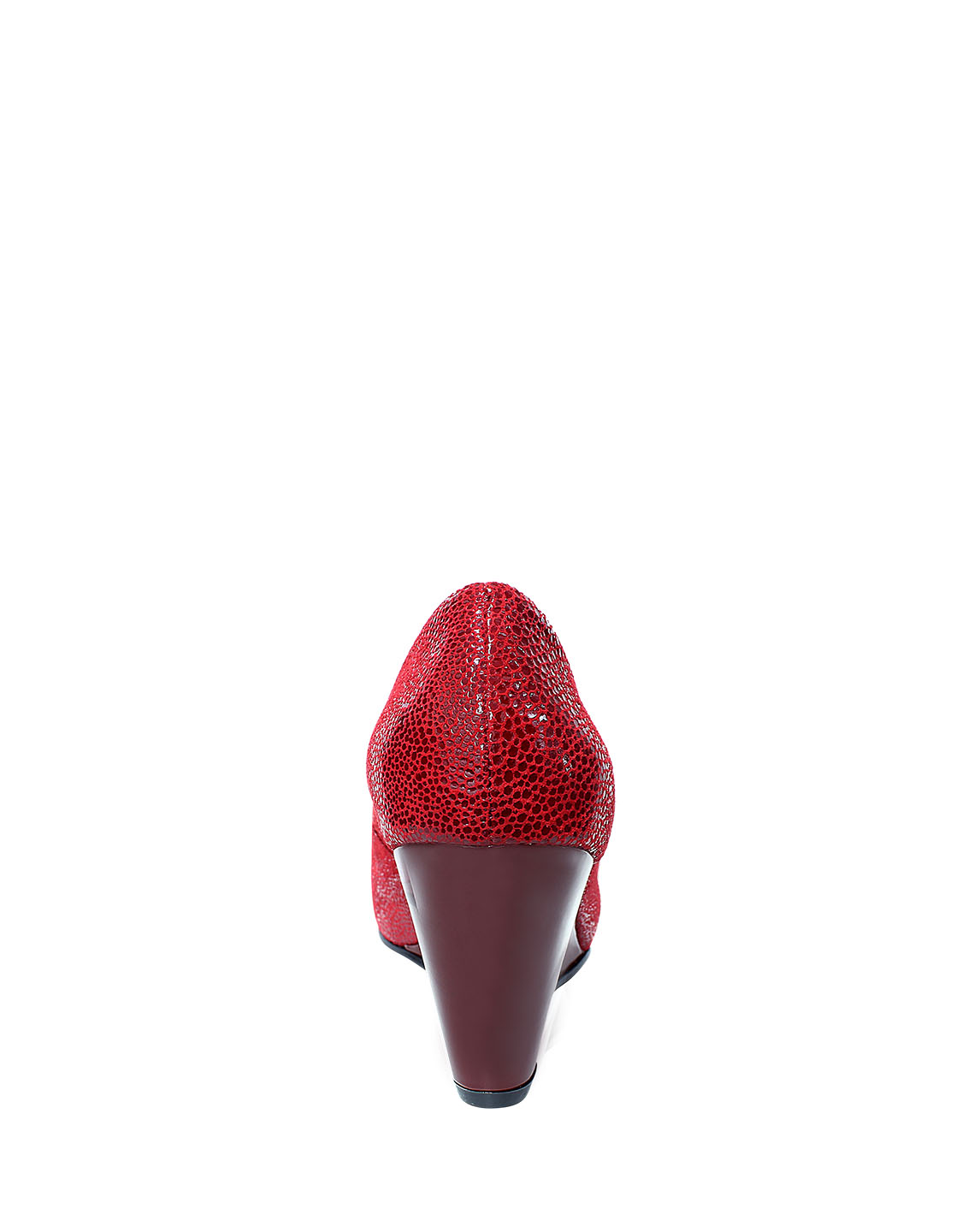 Calzado Peep Toe FRP-7709 Color Rojo