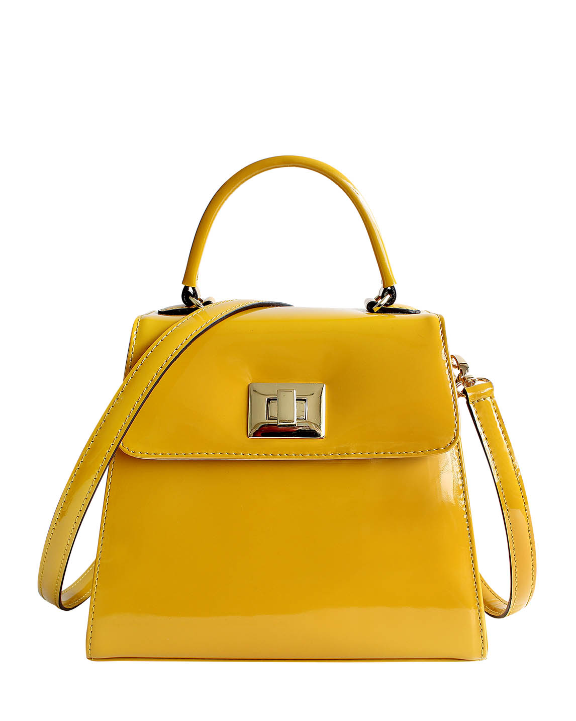 Cartera Satchel DS-3123 Color Amarillo