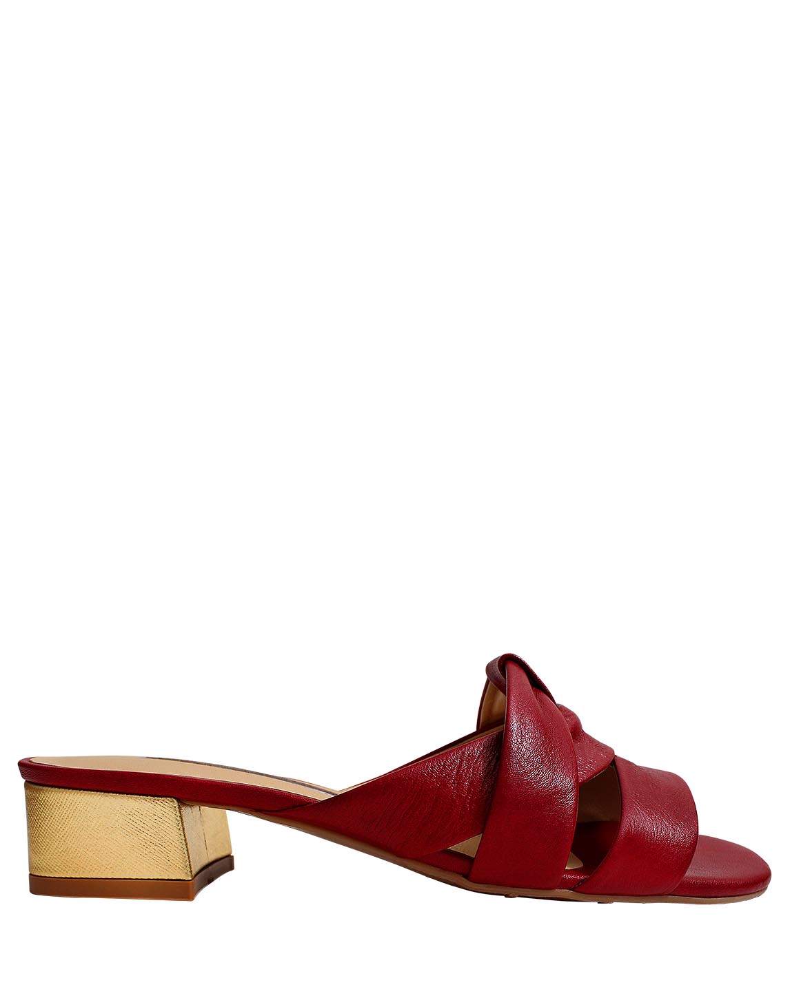 Zapato Sandalia FS-9165 Color Marrón Color Rojo