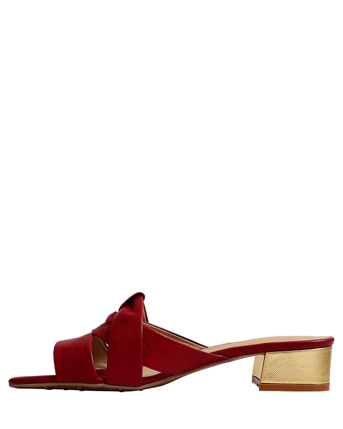 Zapato Sandalia FS-9165 Color Marrón Color Rojo